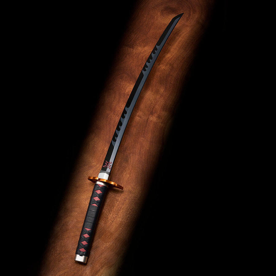 Replik des Nichirin Schwerts Tanjiro Kamado Kyojuro Rengokus Schwertwächter Dämonentöter Kimetsu no Yaiba 88 cm