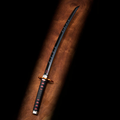 Replik des Nichirin Schwerts Tanjiro Kamado Kyojuro Rengokus Schwertwächter Dämonentöter Kimetsu no Yaiba 88 cm