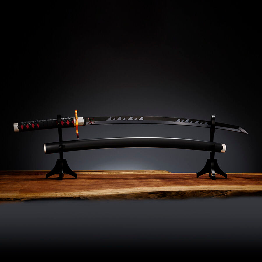 Replik des Nichirin Schwerts Tanjiro Kamado Kyojuro Rengokus Schwertwächter Dämonentöter Kimetsu no Yaiba 88 cm