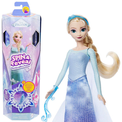 disney frozen elsa spin and reveal doll