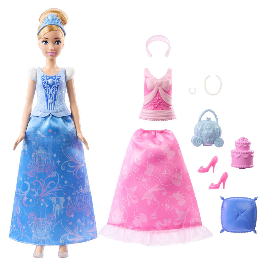 Histórias mágicas da boneca Cinderela Princesas da Disney