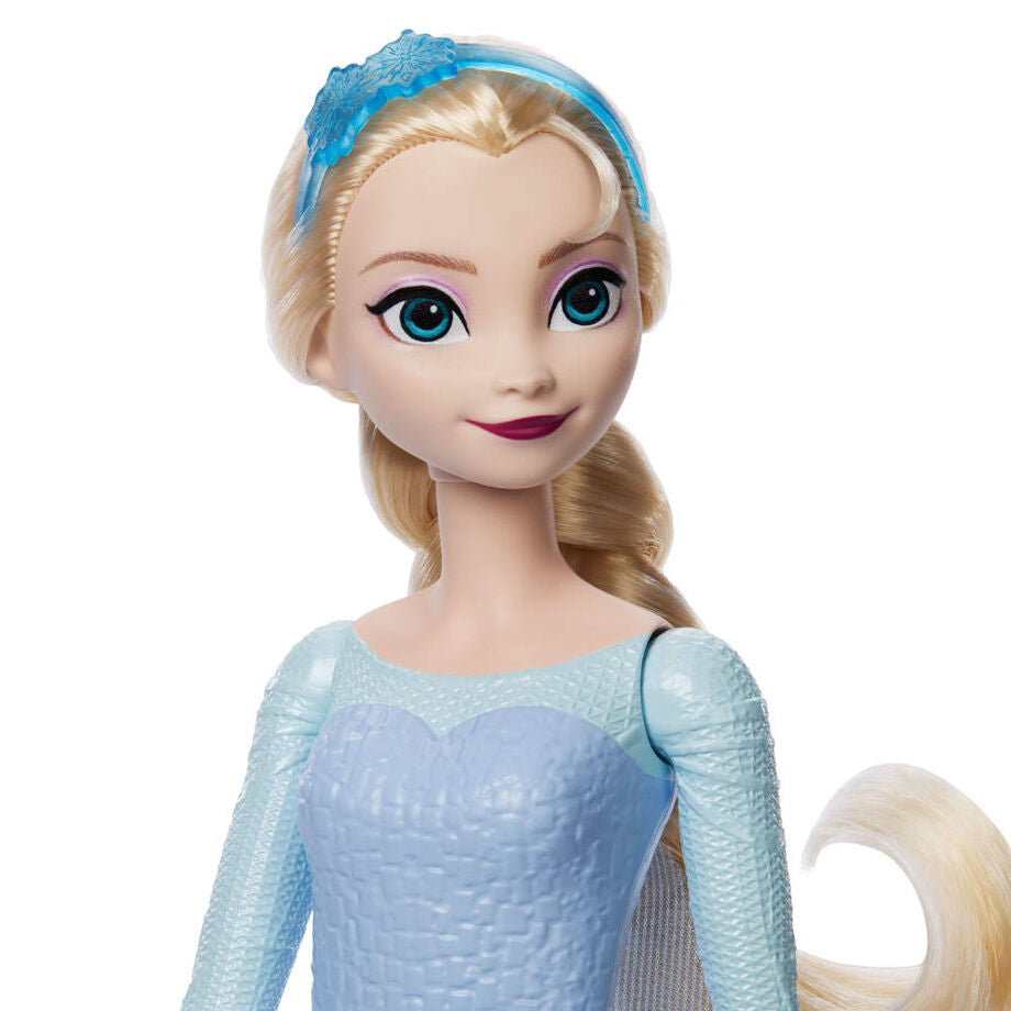 Poupée Elsa de La Reine des Neiges de Disney à faire tourner et à révéler