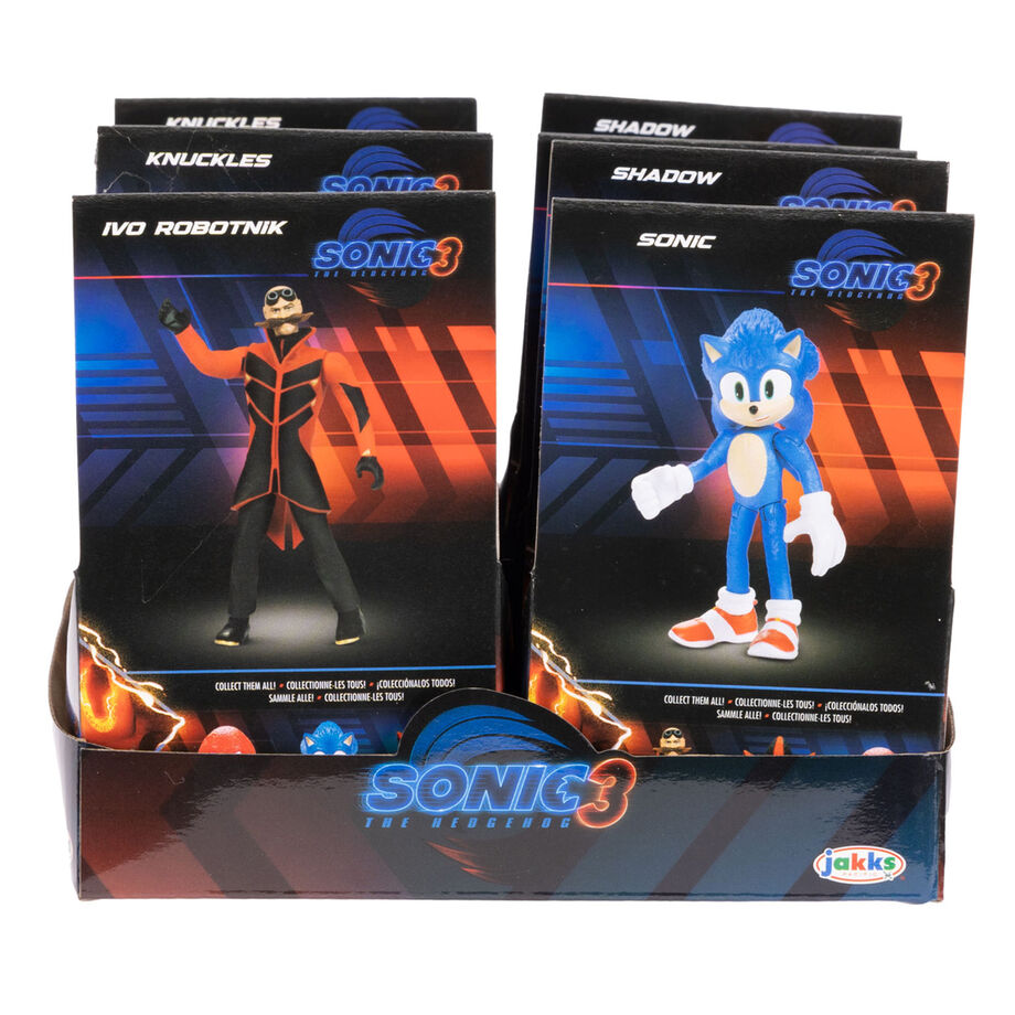 Sonic the Hedgehog 3 Movie Figure 7cm Assorted