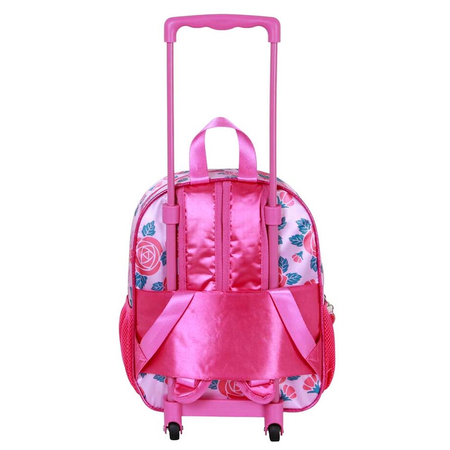 Trolley Disney Princess con fiori 3D 34 cm