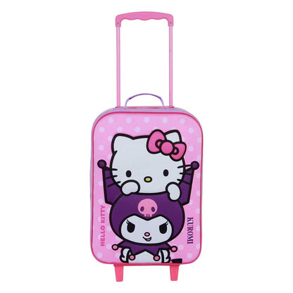 3d playful hello kitty trolley suitcase 52cm