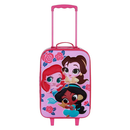 disney princess 3d flowers trolley suitcase 52cm