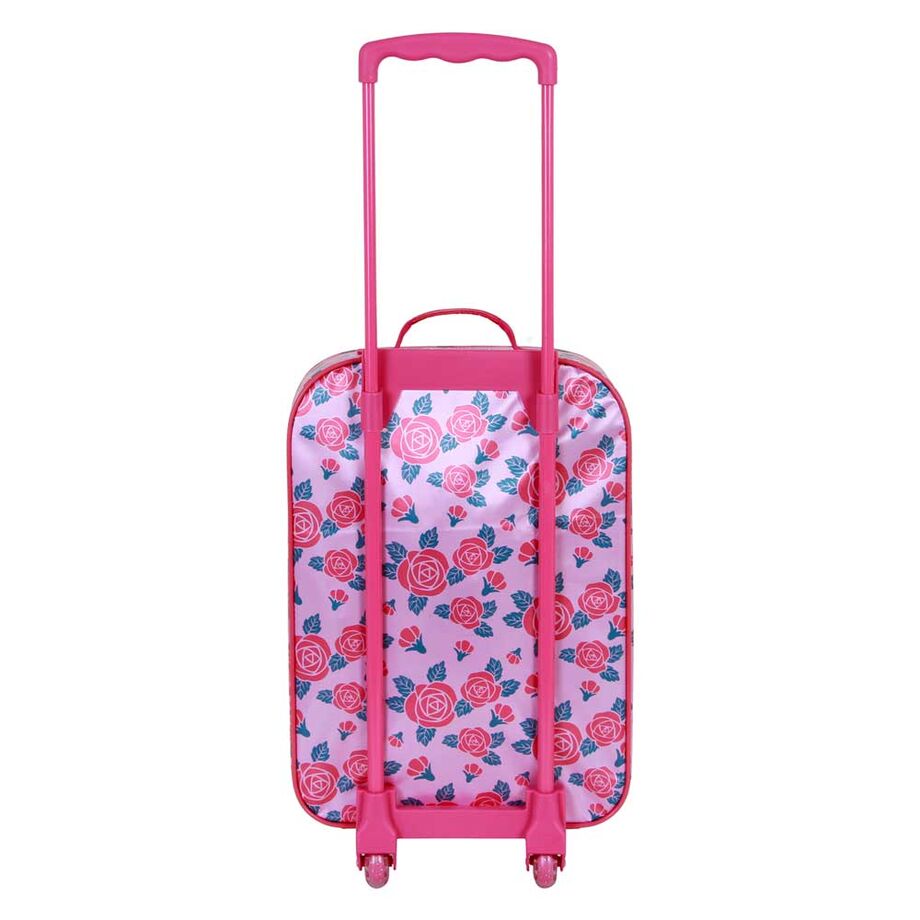Mala de viagem Disney Princess com flores 3D 52 cm