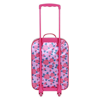 Mala de viagem Disney Princess com flores 3D 52 cm