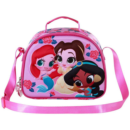 Sac à lunch 3D Fleurs Princesses Disney