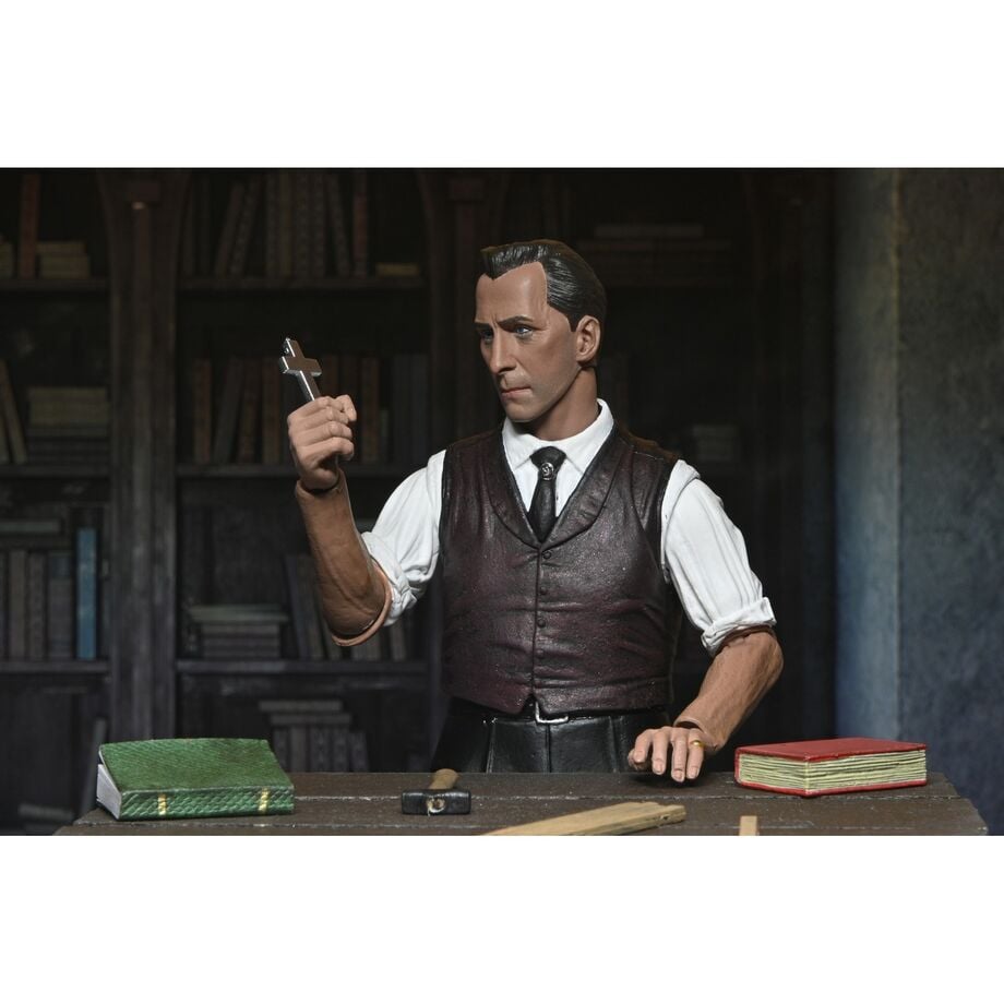 Figura de Van Helsing da Hammer Films Horror de Drácula 18 cm