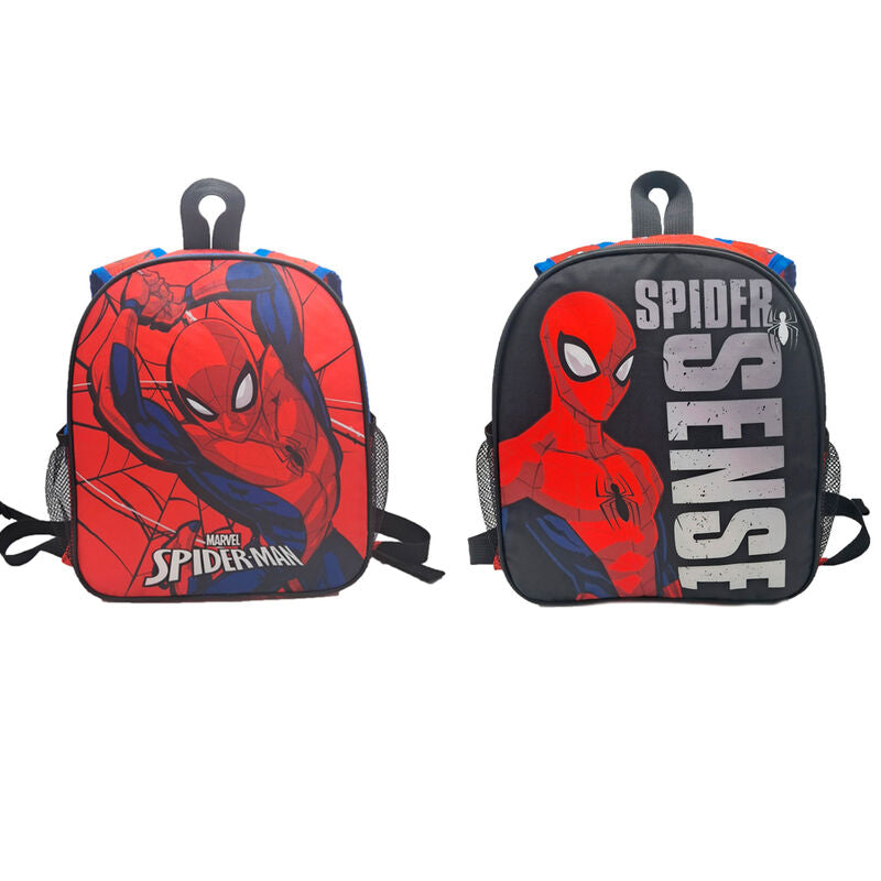 spiderman marvel backpack 30cm reversible