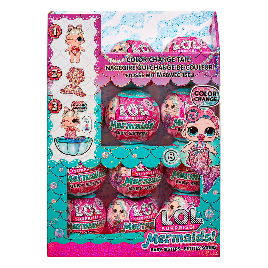 surprise capsule baby lol surprise mermaid doll assorted