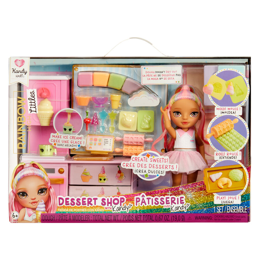 playset  doll little dessert shop with kandy rainbow high