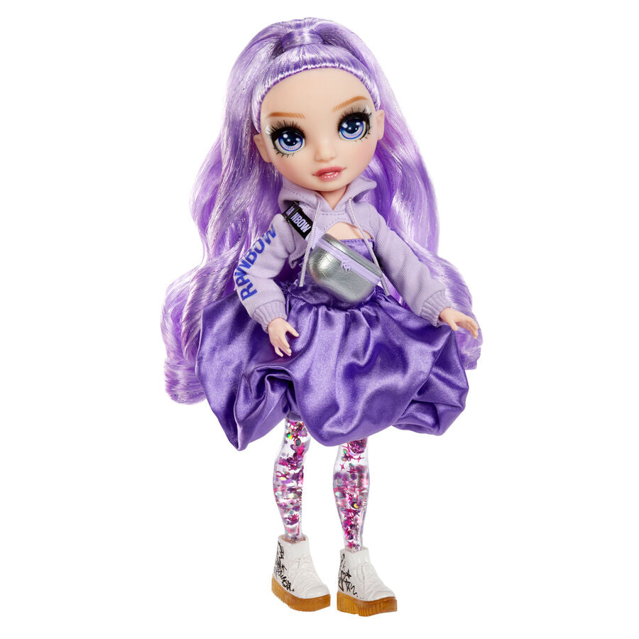 Viola Sparkle Puppe & 38; Shine Rainbow High