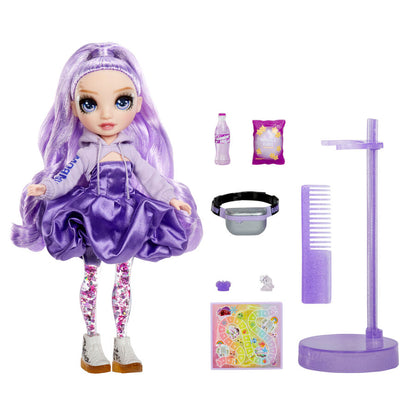 Viola Sparkle Puppe & 38; Shine Rainbow High