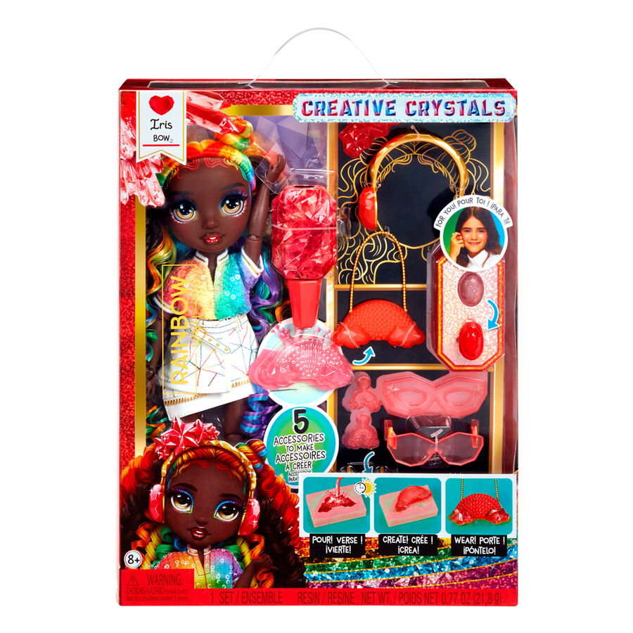 iris crystal fashion rainbow high doll
