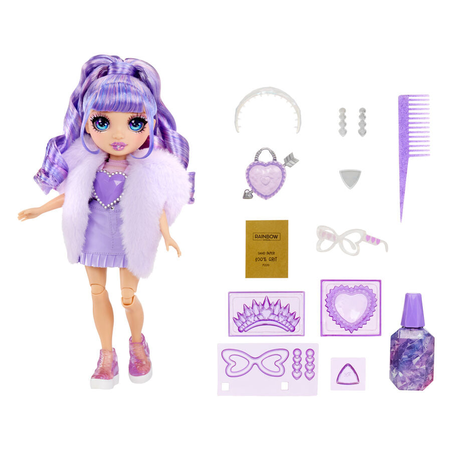 Violet Crystal Fashion Rainbow High Doll