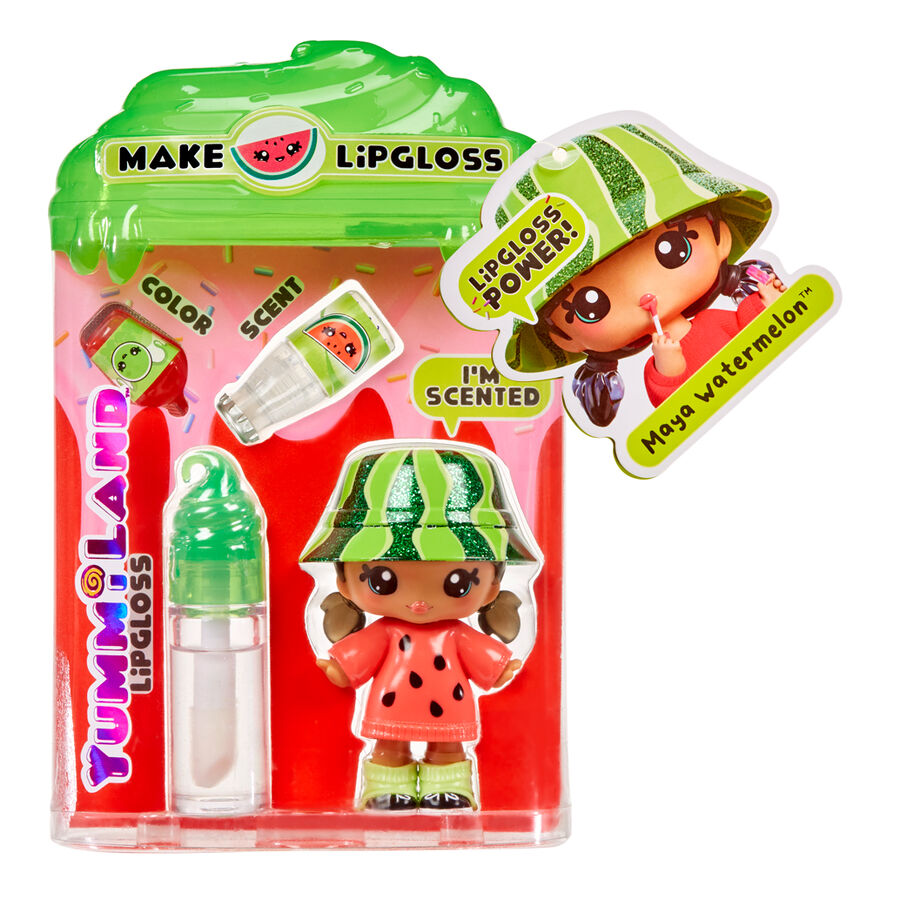 Mini Doll + Assorted Yummiland Lip Gloss