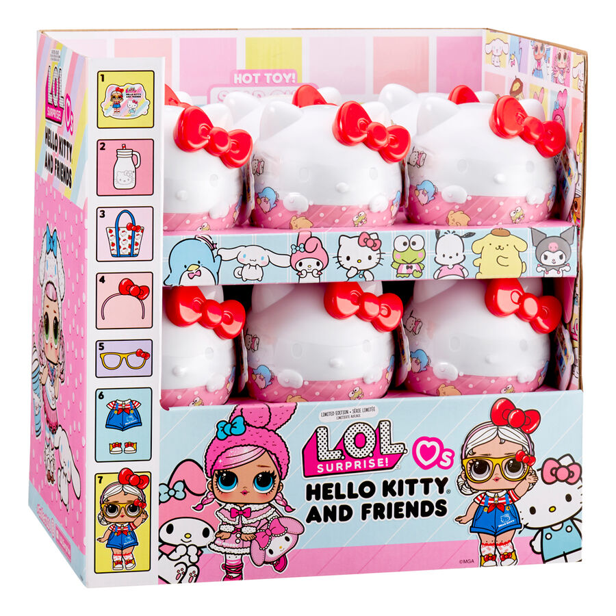 loves hello kitty tots & friends lol surprise surprise capsule assortment