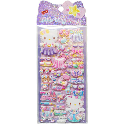 Hello Kitty Embossed Stickers Assortment
