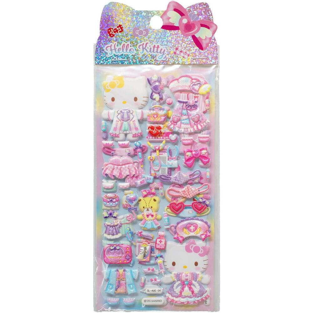 Hello Kitty Embossed Stickers Assortment