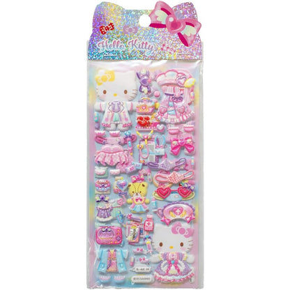 Hello Kitty Embossed Stickers Assortment