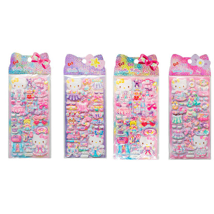 hello kitty embossed stickers assortment