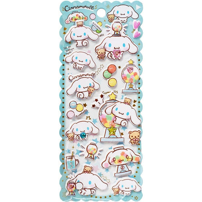 Cinnamoroll Hello Kitty geprägte Aufkleber Sortiment