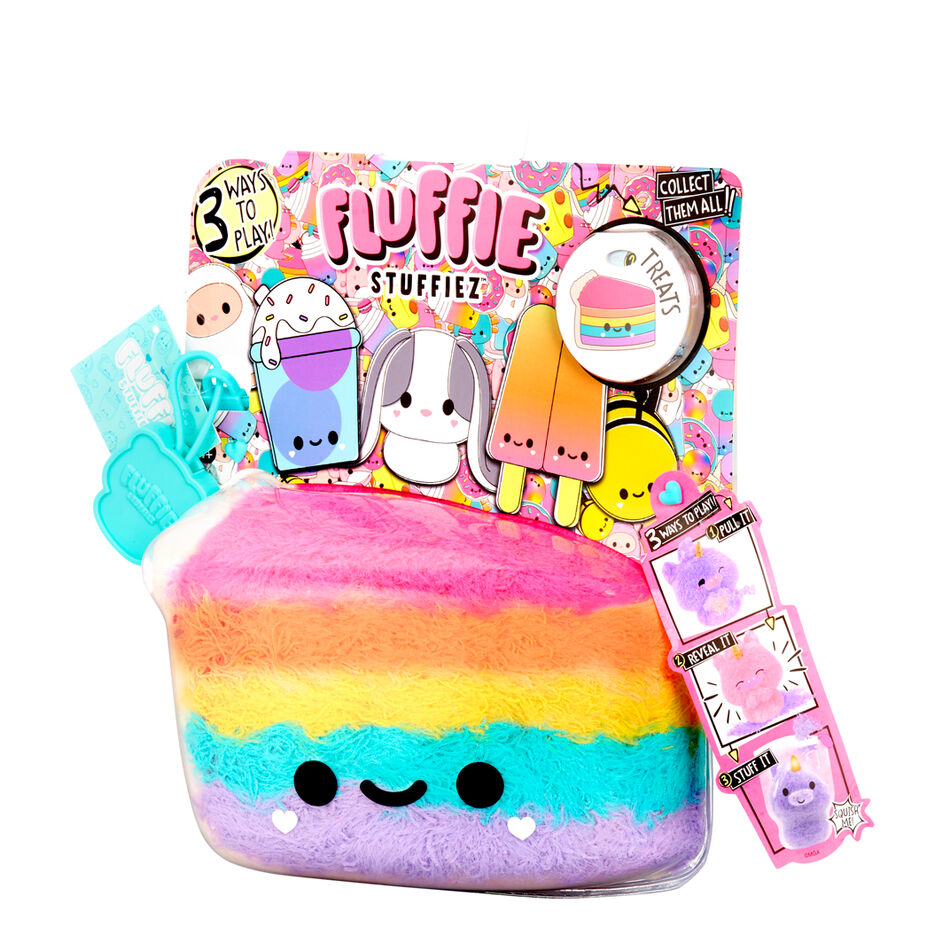 Fluffie Stuffiez Plüschtiere Serie 3  18 cm  verschiedene Farben