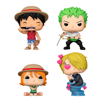 Blister 4 POP figures One Piece Exclusive