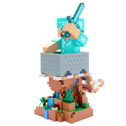 Suporte Cable Guy Diamond Steve Minecraft 20cm