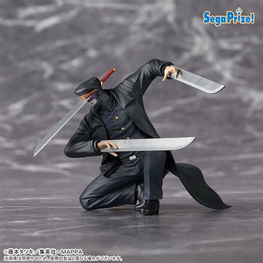 PM Figur: Samurai mit Kettensäge und Schwert 12 cm