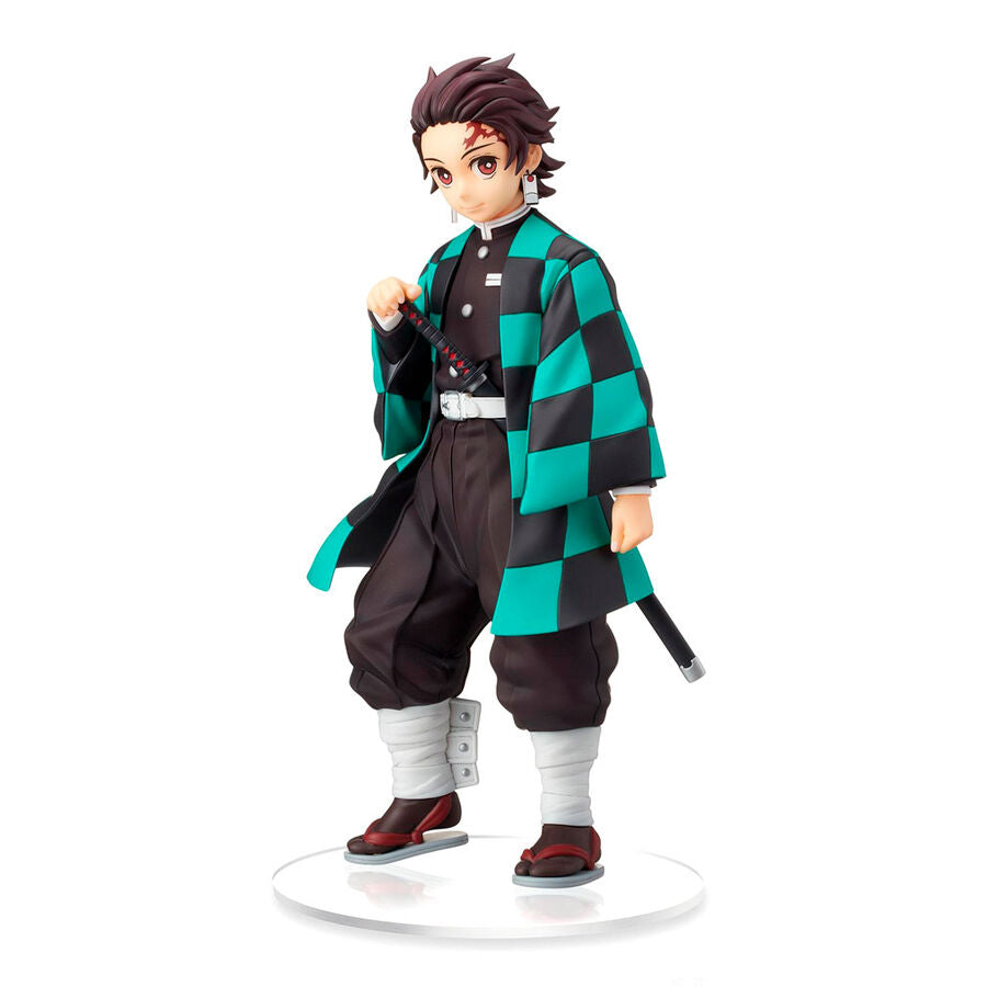 Figurine SPM Tanjiro Kamado frère Bong tueur de démons Kimetsu no Yaiba 20 cm