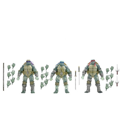 set 3 figures ghost brothers teenage mutant the last ronin ninja turtles 18cm