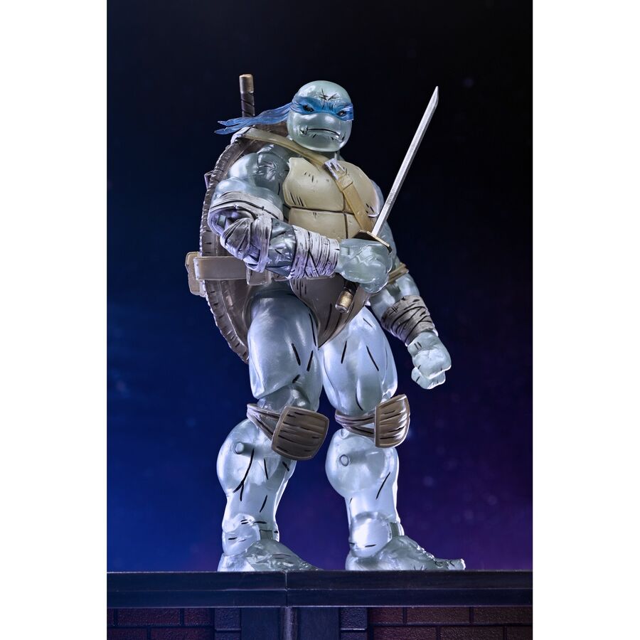 Lot de 3 figurines Ghost Brothers Tortues Ninja (Le Dernier Ronin) 18 cm