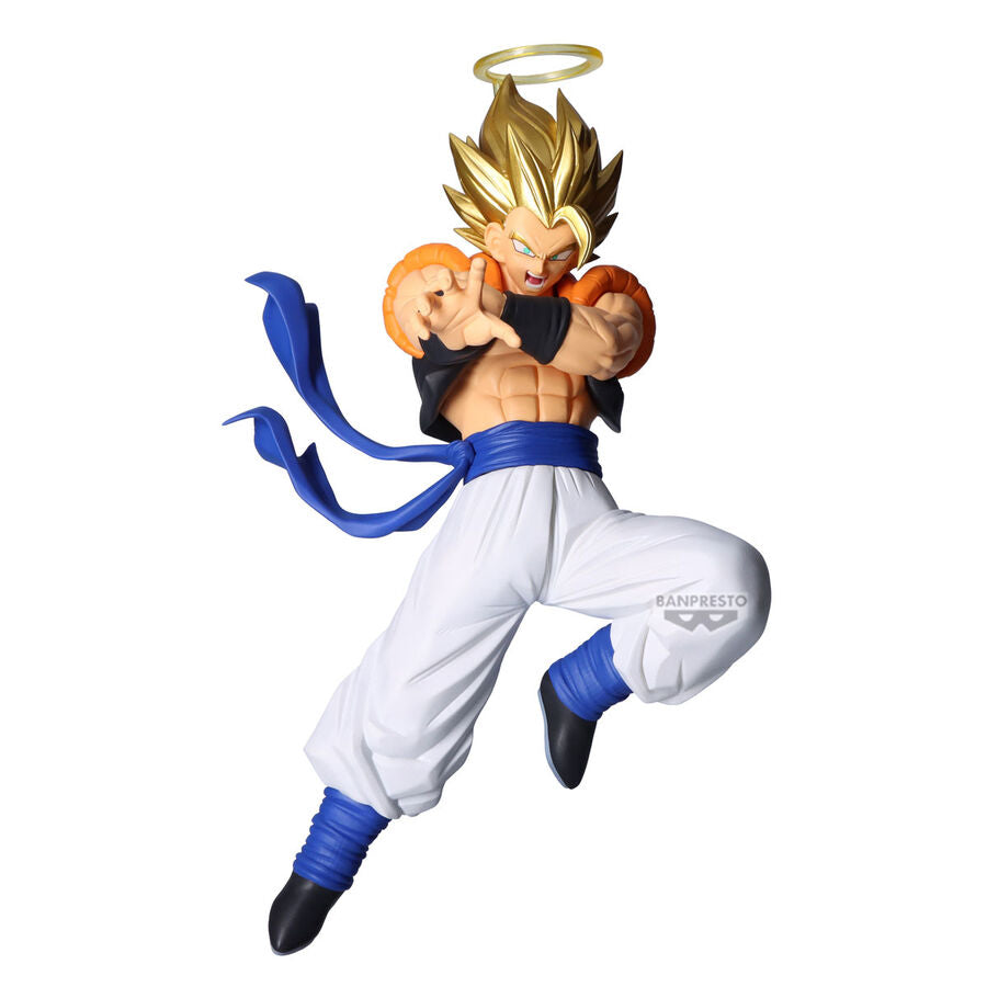figure super gogeta 10th anniversary dragon ball z dokkan battle 19cm