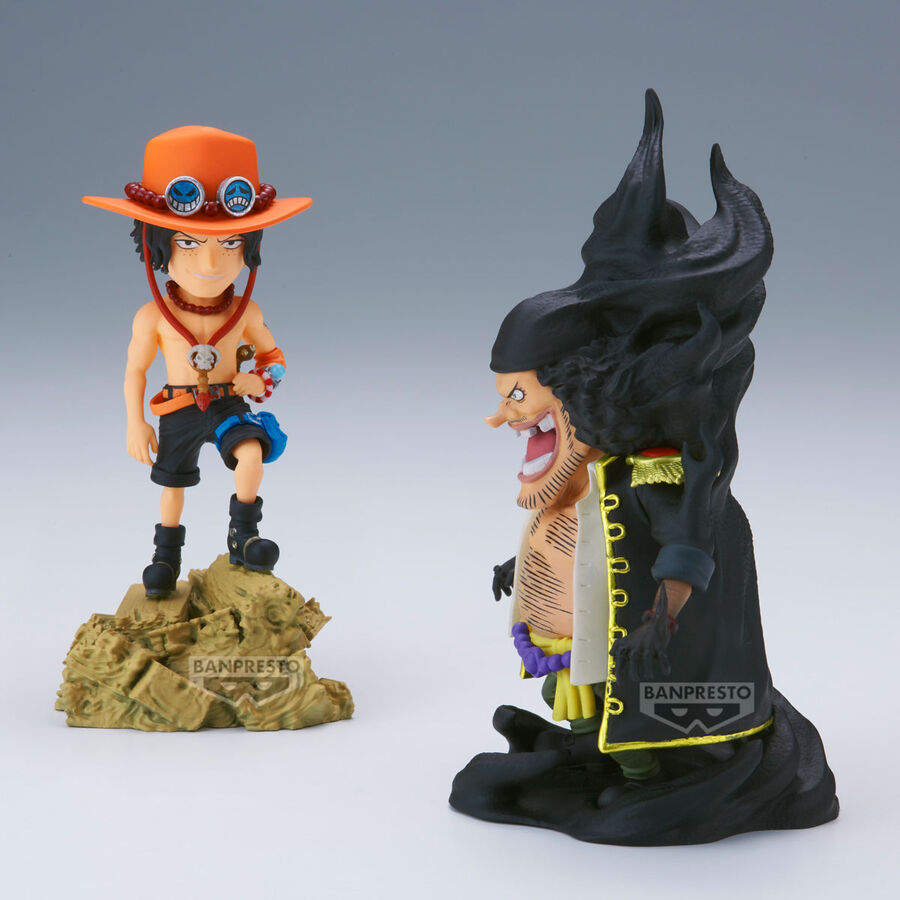 Figure Portgas D.Ace Vs Marshall.D.Teach Log Stories One Piece 8cm