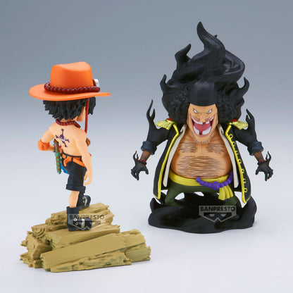 Figure Portgas D.Ace Vs Marshall.D.Teach Log Stories One Piece 8cm