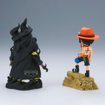 Figure Portgas D.Ace Vs Marshall.D.Teach Log Stories One Piece 8cm