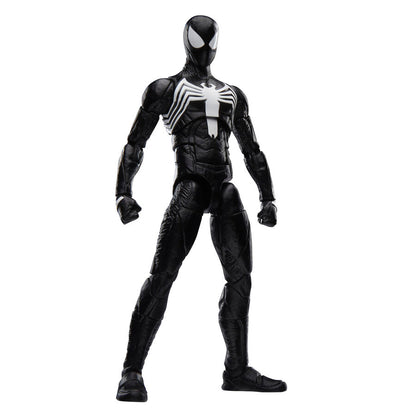figure peter parker black suit spider man 2 marvel legends 15cm