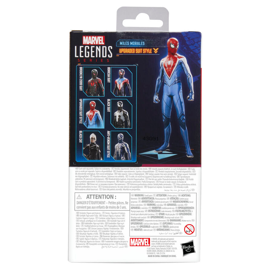 Figurka Miles Morales Ulepszony strój Spider Man 2 Marvel Legends 15 cm