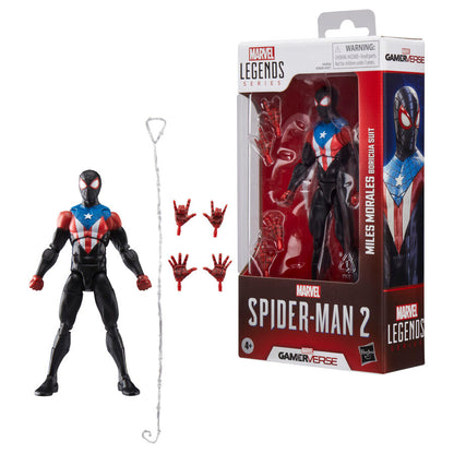 Miles Morales Portorykańczyk w kostiumie Spider Mana 2 figurka Marvel Legends 15 cm