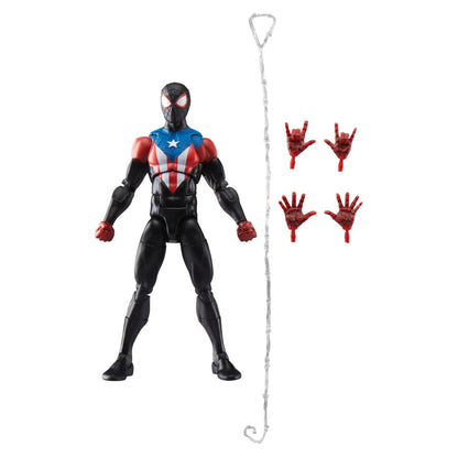Miles Morales Portorykańczyk w kostiumie Spider Mana 2 figurka Marvel Legends 15 cm
