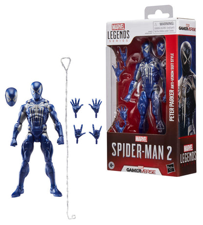 Figure Peter Parker Anti Venom Suit Style Spider Man 2 Marvel Legends 15cm