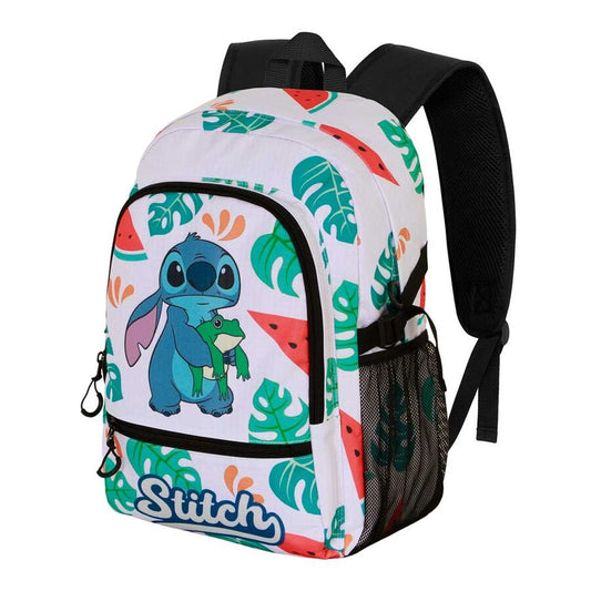Mochila Disney Stitch Sapo 44cm adaptável