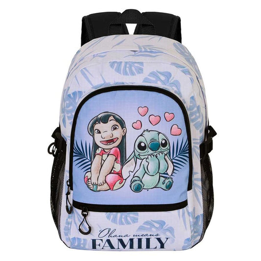 couple stitch disney backpack 44cm adaptable