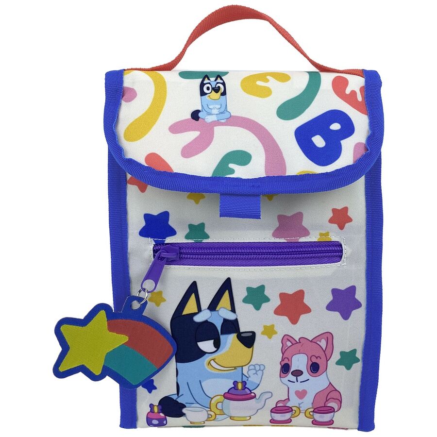 rainbow bluey snack bag