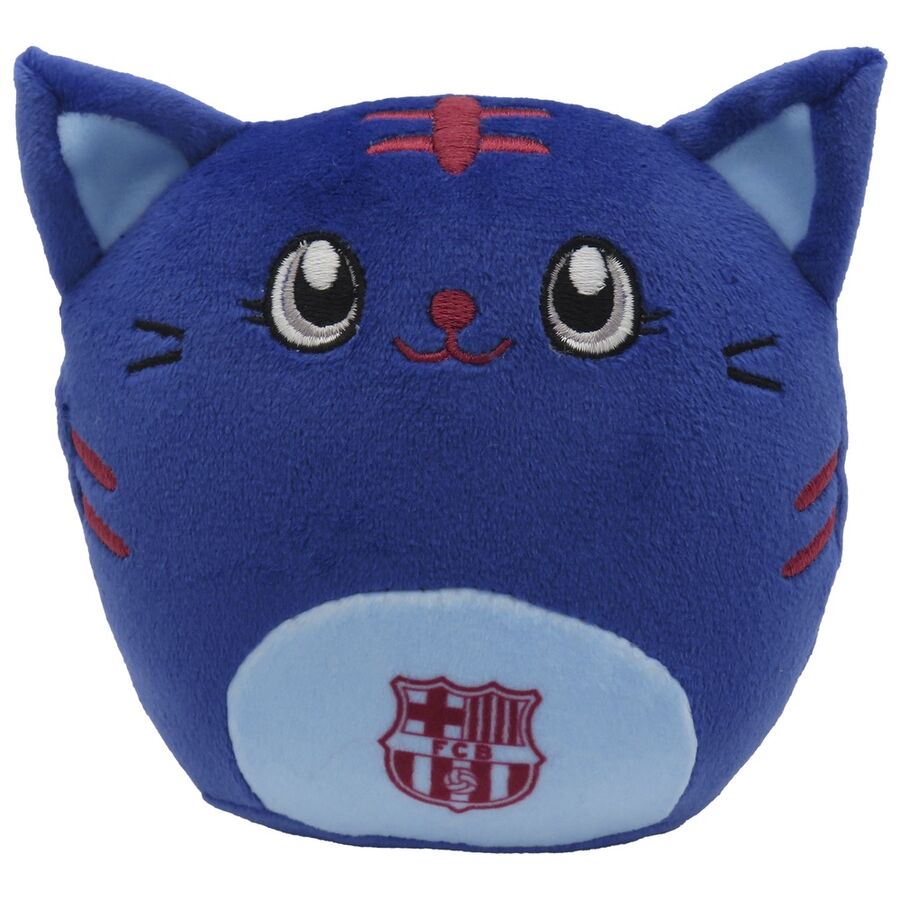 fc barcelona squishy cat plush toy 12cm