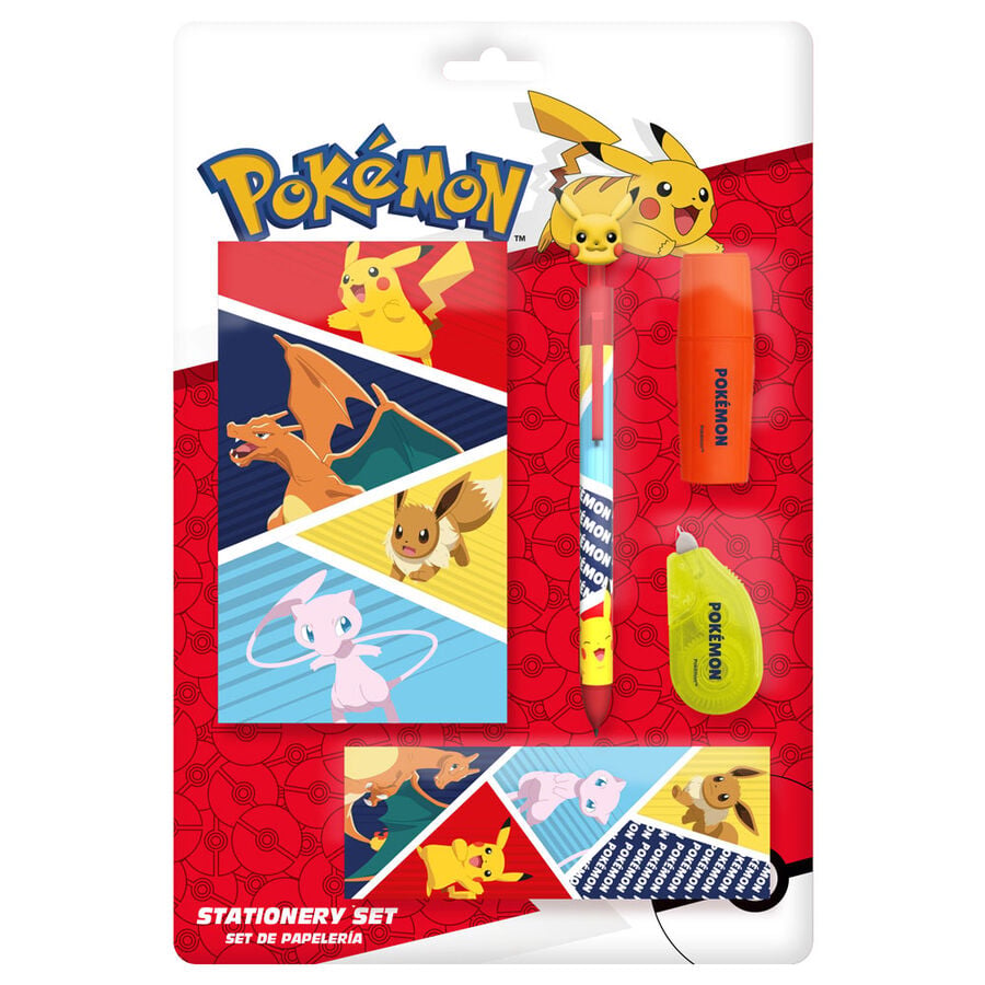 Pokemon stationery blister pack