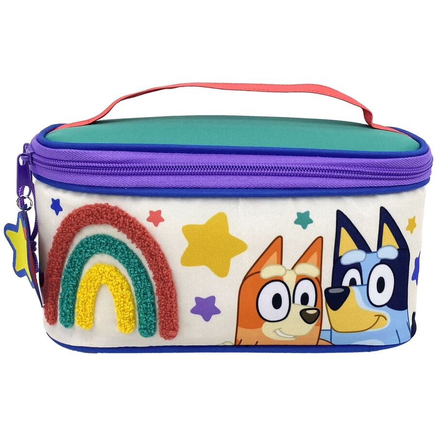 rainbow bluey toiletry bag
